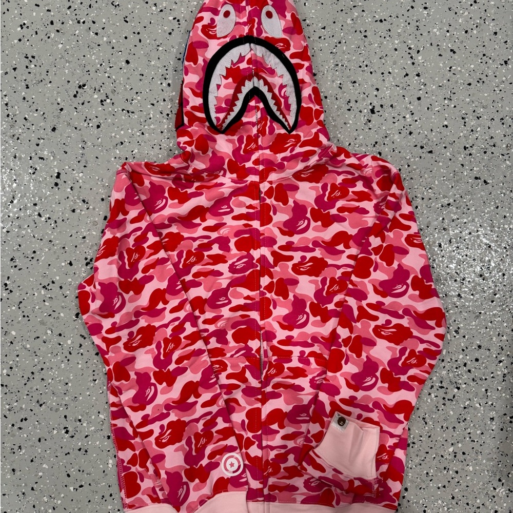 Pink Bape hoodie